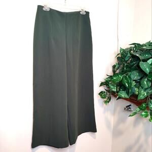 Joie Wide Leg Green Crop Dress Pants Size 8